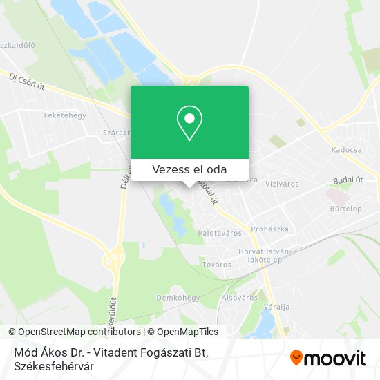 Mód Ákos Dr. - Vitadent Fogászati Bt térkép