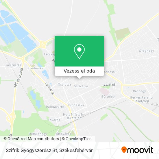 Szifrik Gyógyszerész Bt térkép