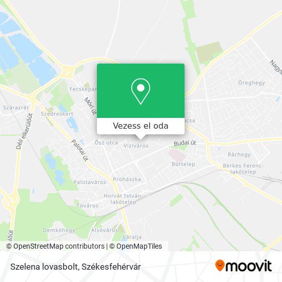 Szelena lovasbolt térkép