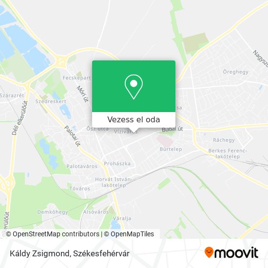Káldy Zsigmond térkép