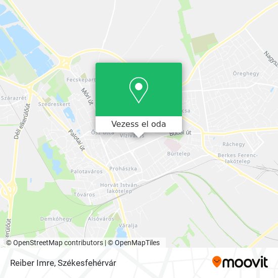 Reiber Imre térkép