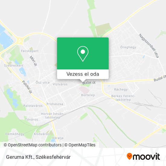 Geruma Kft. térkép