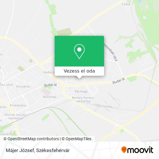 Májer József térkép