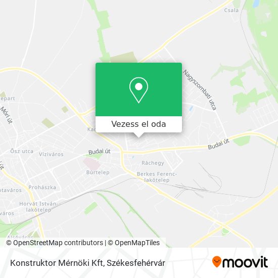 Konstruktor Mérnöki Kft térkép