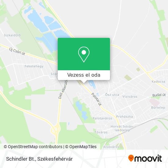 Schindler Bt. térkép