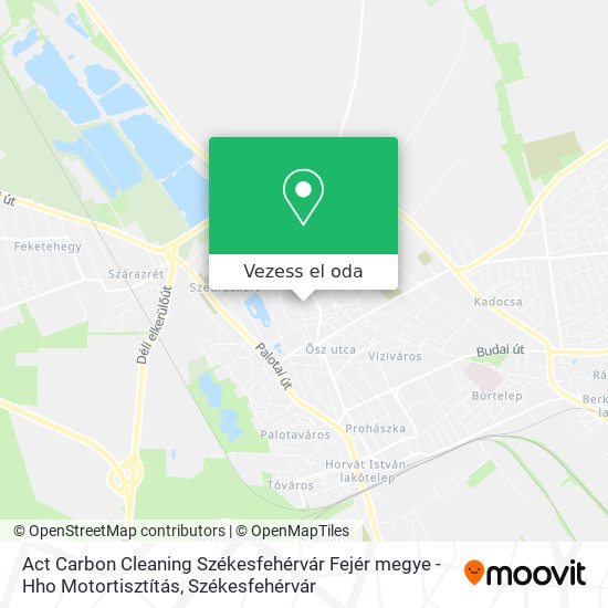 Act Carbon Cleaning Székesfehérvár Fejér megye - Hho Motortisztítás térkép