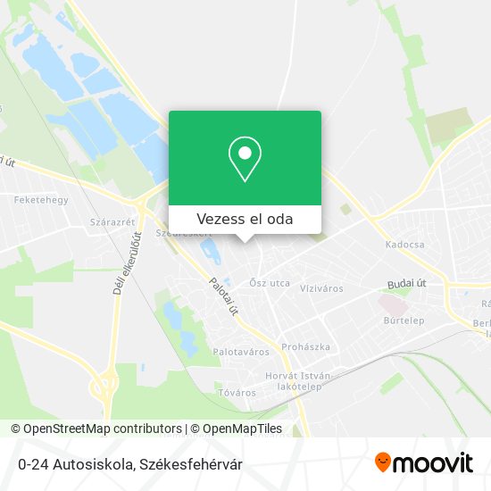0-24 Autosiskola térkép