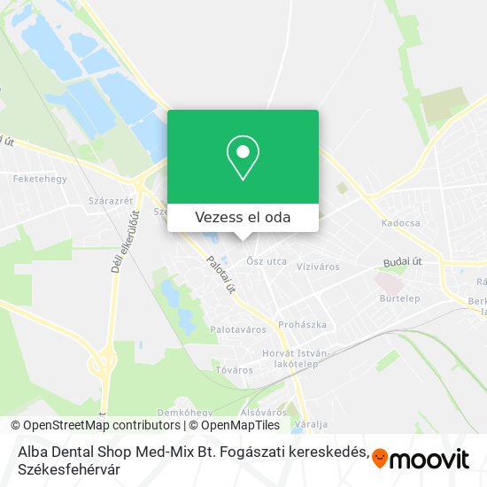 Alba Dental Shop Med-Mix Bt. Fogászati kereskedés térkép