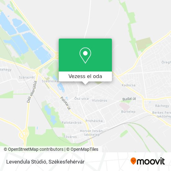 Levendula Stúdió térkép