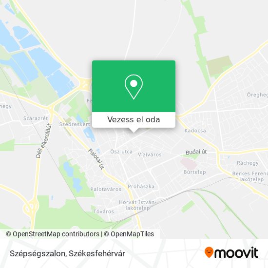 Szépségszalon térkép