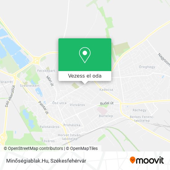 Minőségiablak.Hu térkép