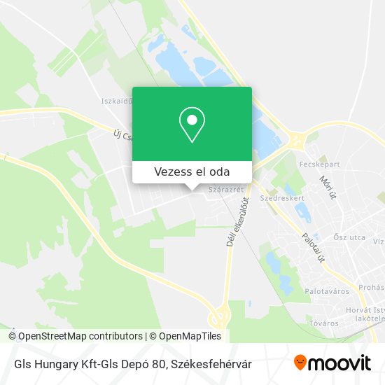 Gls Hungary Kft-Gls Depó 80 térkép
