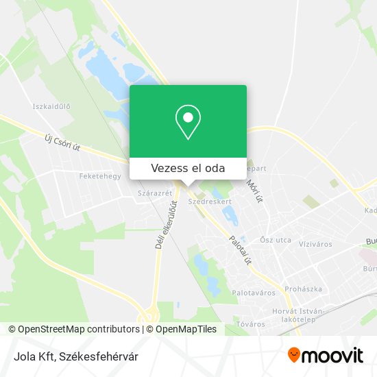 Jola Kft térkép