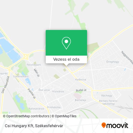Csi Hungary Kft térkép