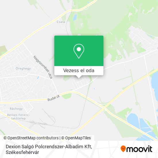 Dexion Salgó Polcrendszer-Albadim Kft térkép