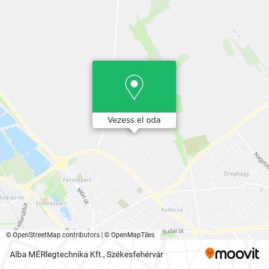 Alba MÉRlegtechnika Kft. térkép