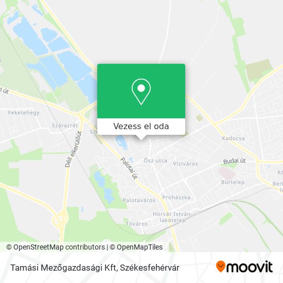 Tamási Mezőgazdasági Kft térkép