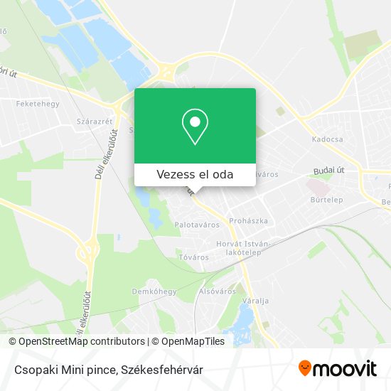 Csopaki Mini pince térkép