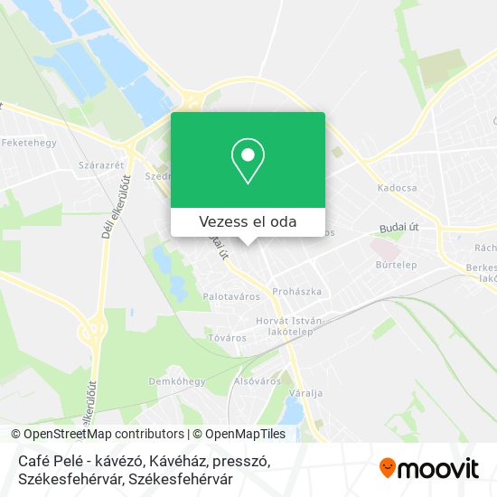 Café Pelé - kávézó, Kávéház, presszó, Székesfehérvár térkép