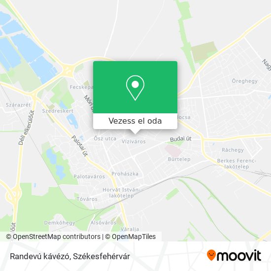Randevú kávézó térkép