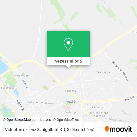 Videoton szerviz Szolgáltató Kft térkép