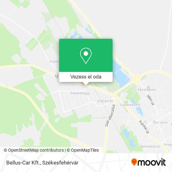 Bellus-Car Kft. térkép