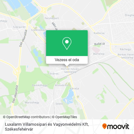 Luxalarm Villamosipari és Vagyonvédelmi Kft térkép