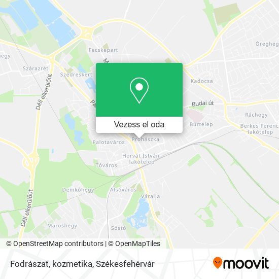 Fodrászat, kozmetika térkép