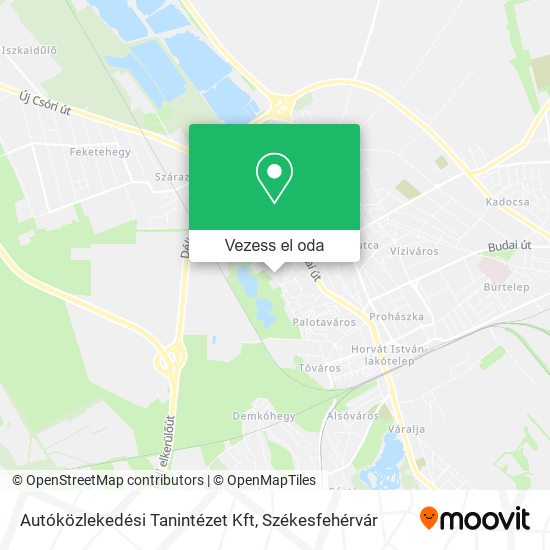 Autóközlekedési Tanintézet Kft térkép