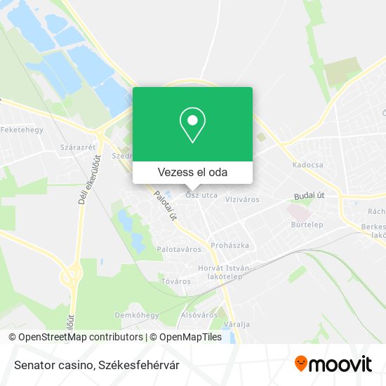 Senator casino térkép