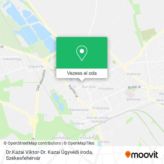 Dr.Kazai Viktor-Dr. Kazai Ügyvédi iroda térkép