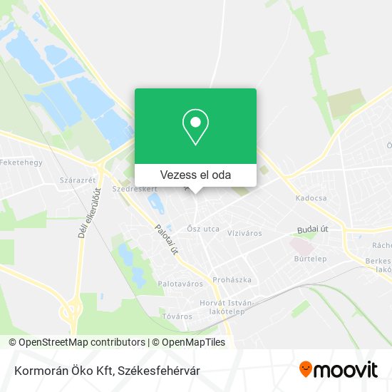 Kormorán Öko Kft térkép