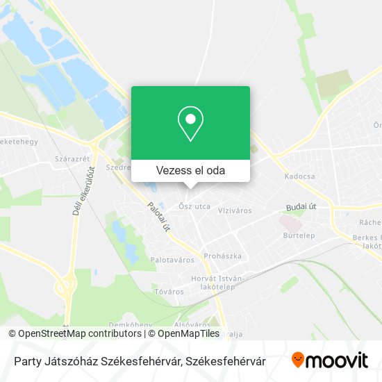 Party Játszóház Székesfehérvár térkép