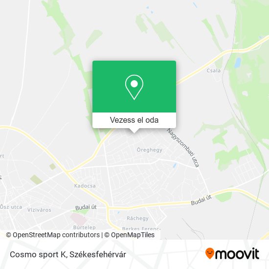 Cosmo sport K térkép