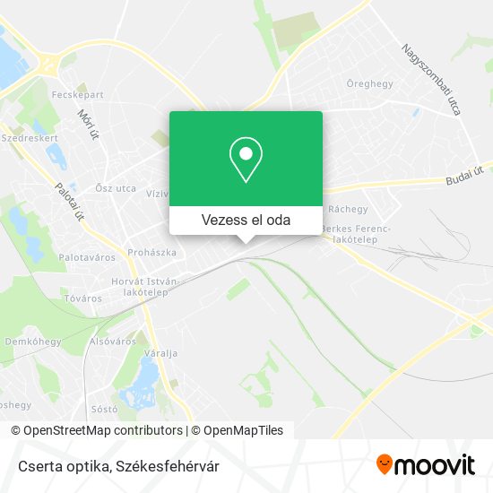 Cserta optika térkép