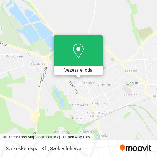 Szekeskerekpar Kft térkép