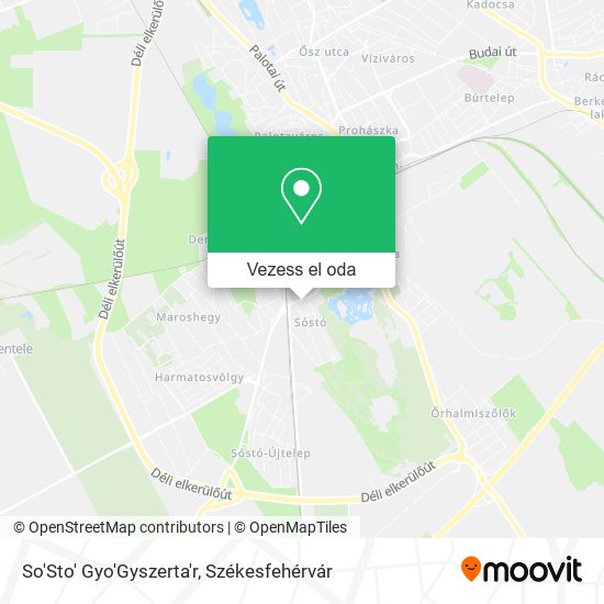 So'Sto' Gyo'Gyszerta'r térkép