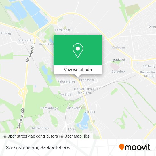 Szekesfehervar térkép