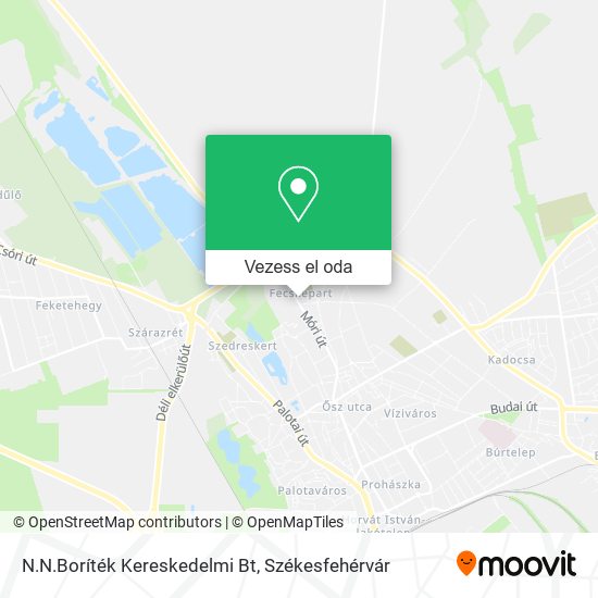 N.N.Boríték Kereskedelmi Bt térkép