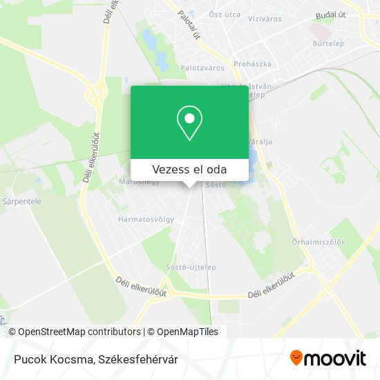 Pucok Kocsma térkép
