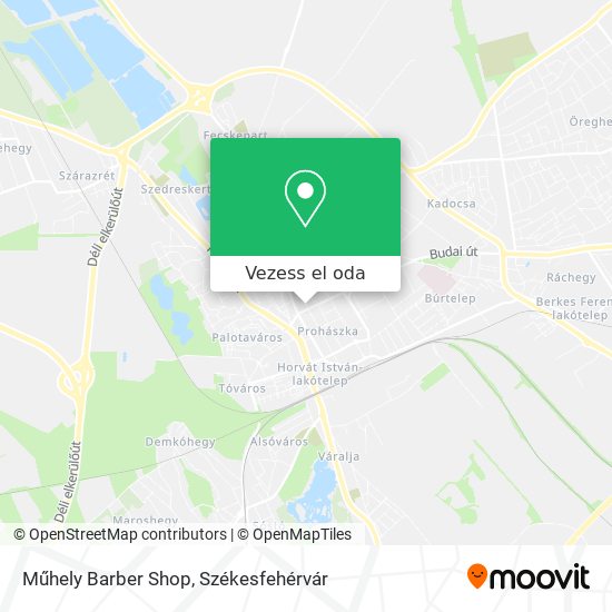 Műhely Barber Shop térkép