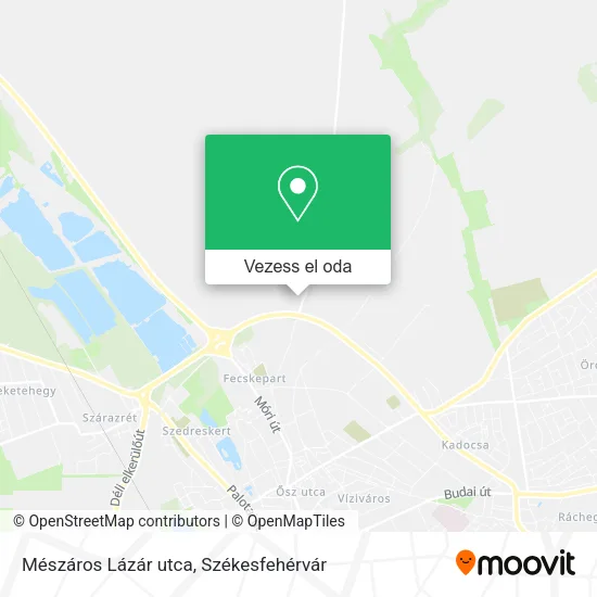 Mészáros Lázár utca térkép
