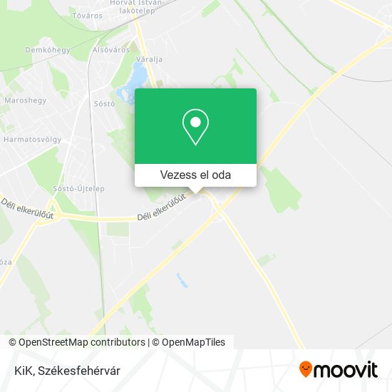 KiK térkép