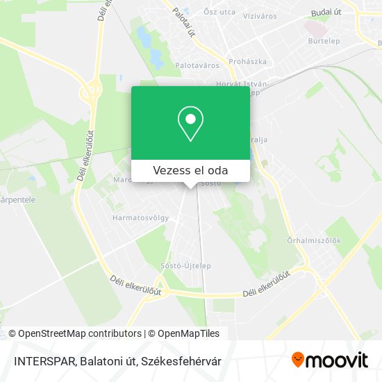 INTERSPAR, Balatoni út térkép