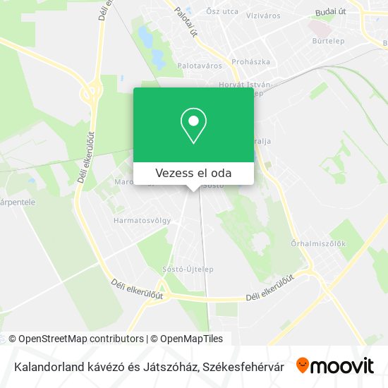 Kalandorland kávézó és Játszóház térkép