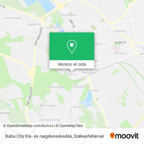 Baba City Kis- és nagykereskedés térkép