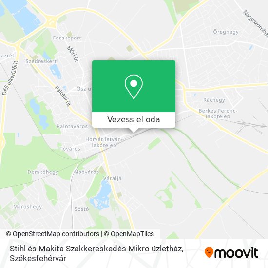 Stihl és Makita Szakkereskedés Mikro üzletház térkép