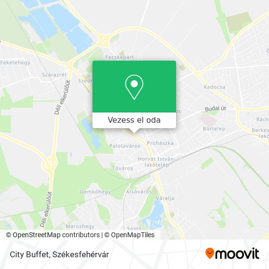 City Buffet térkép