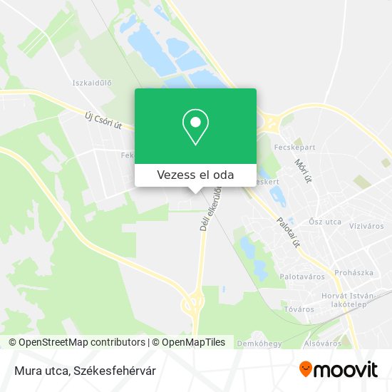 Mura utca térkép