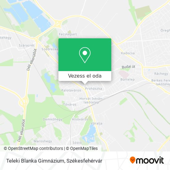 Teleki Blanka Gimnázium térkép